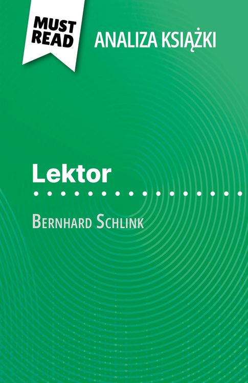 Produktbild: Lektor ksiazka Bernhard Schlink (Analiza ksiazki)