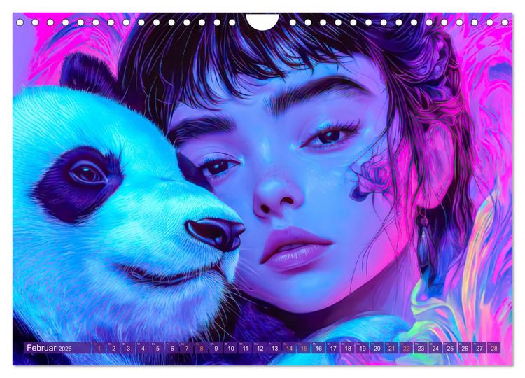 Produktbild: Magische Liebe - Mensch und Tier (Wandkalender 2026 DIN A4 quer), CALVENDO Monatskalender