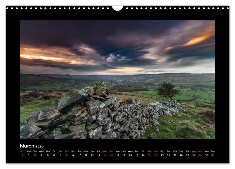 Produktbild: The Changing Seasons of the Peak District (Wall Calendar 2026 DIN A3 landscape), CALVENDO 12 Month Wall Calendar