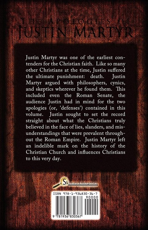 Produktbild: The Apologies of Justin Martyr
