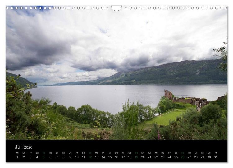 Produktbild: Schottland Highlands und Ostk&uuml;ste (Wandkalender 2026 DIN A3 quer), CALVENDO Monatskalender