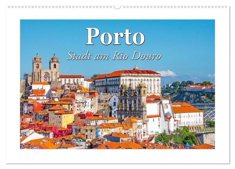 Produktbild: Porto - Stadt am Rio Douro (Wandkalender 2026 DIN A2 quer), CALVENDO Monatskalender