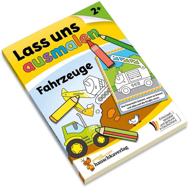 Produktbild: Lass uns ausmalen &ndash; Mein Ausmalbuch ab 2 - Fahrzeuge