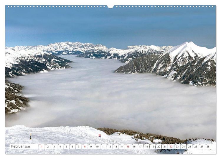 Produktbild: Gr&uuml;&szlig;e aus Bad Hofgastein (hochwertiger Premium Wandkalender 2026 DIN A2 quer), Kunstdruck in Hochglanz