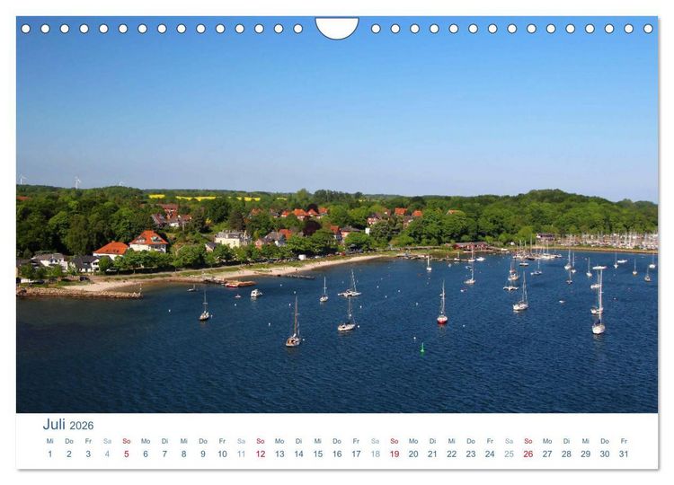 Produktbild: Eckernf&ouml;rde 2026. Impressionen rund um den Hafen (Wandkalender 2026 DIN A4 quer), CALVENDO Monatskalender