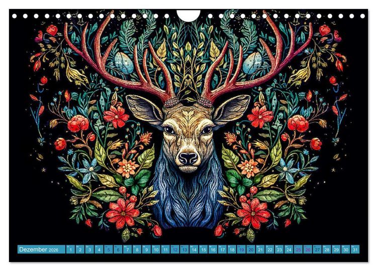 Produktbild: Lustige Waldtiere (Wandkalender 2026 DIN A4 quer), CALVENDO Monatskalender