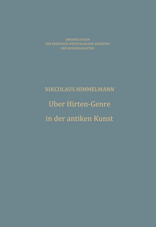 Produktbild: &Uuml;ber Hirten-Genre in der antiken Kunst