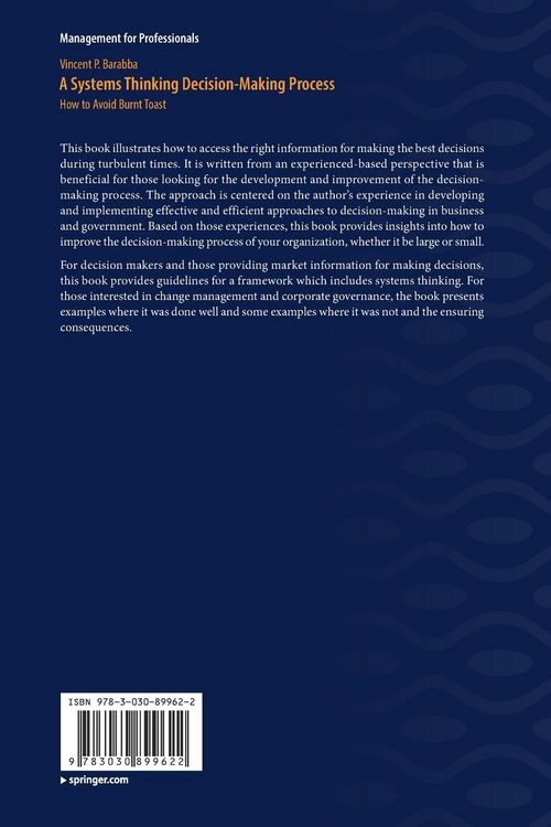Produktbild: A Systems Thinking Decision-Making Process