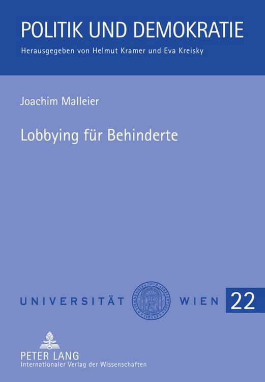 Produktbild: Lobbying f&uuml;r Behinderte
