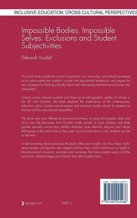 Produktbild: Impossible Bodies, Impossible Selves: Exclusions and Student Subjectivities