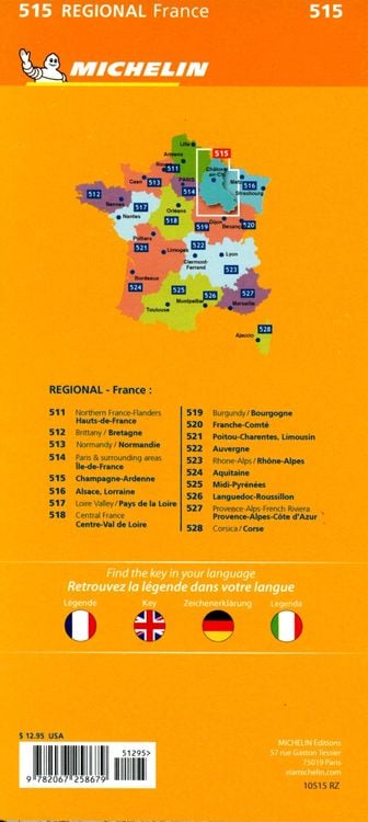 Produktbild: Michelin Champagne Ardennen