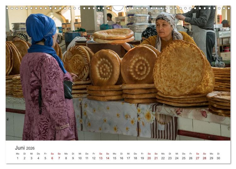 Produktbild: Usbekistan (Wandkalender 2026 DIN A3 quer), CALVENDO Monatskalender