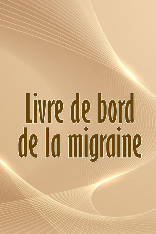 Produktbild: Livre de bord de la migraine