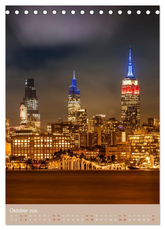 Produktbild: NEW YORK CITY Architektur und Atmosph&auml;re (Tischkalender 2026 DIN A5 hoch), CALVENDO Monatskalender
