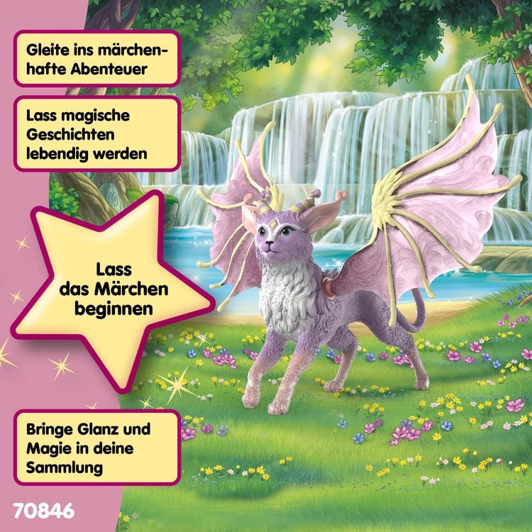 Produktbild: schleich&reg; 70846 Gefl&uuml;gelter Katzendrache