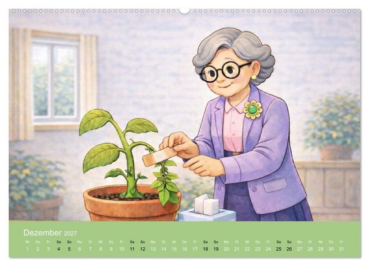 Produktbild: Ich bin noch nicht fertig - Oma Edition (hochwertiger Premium Wandkalender 2027 DIN A2 quer), Kunstdruck in Hochglanz
