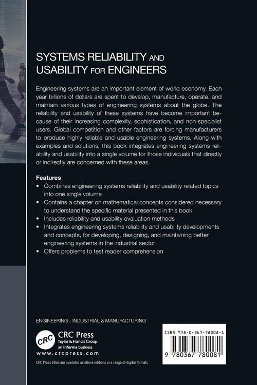 Produktbild: Systems Reliability and Usability for Engineers