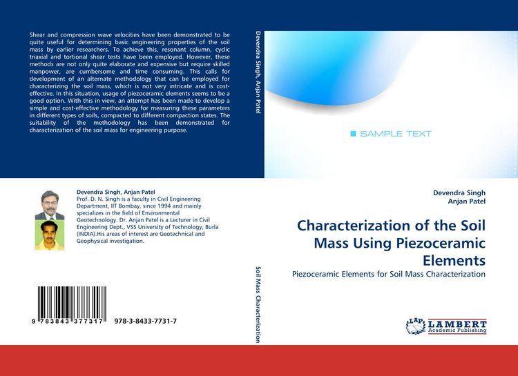 Produktbild: Characterization of the Soil Mass Using Piezoceramic Elements