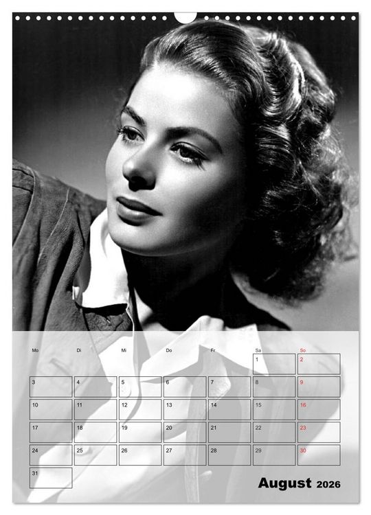 Produktbild: Filmstars der goldenen Leinwandjahre (Wandkalender 2026 DIN A3 hoch), CALVENDO Monatskalender