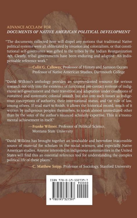Produktbild: Documents of Indigenous Political Development