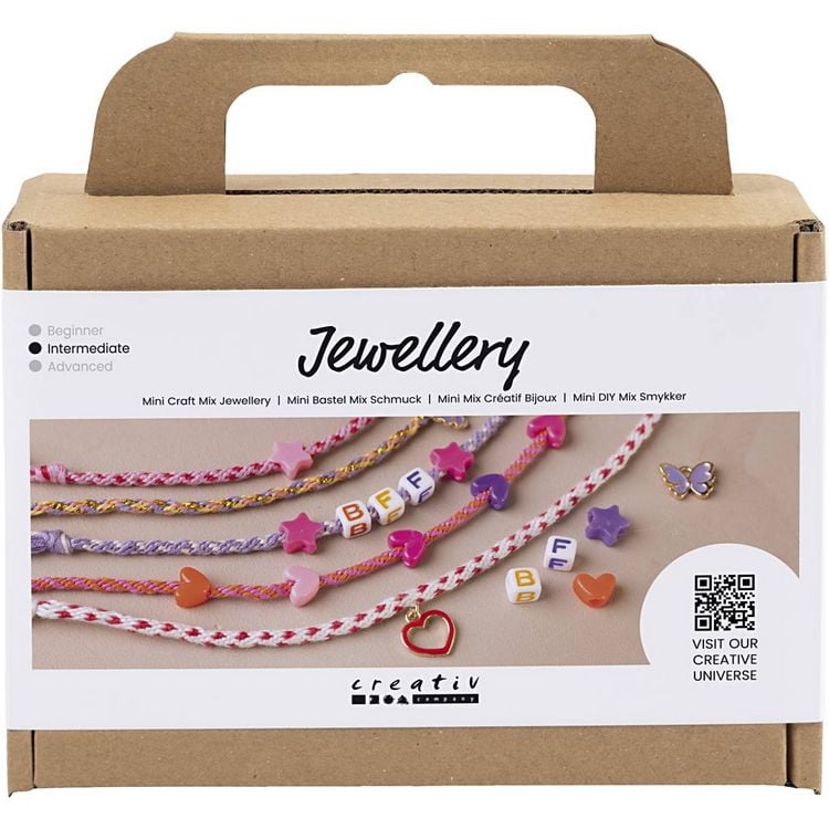 Produktbild: Creativ Company DIY Sets Beads Mini Kreativ Mix Schmuck, Freundschaftsschmuck, Kreativ Box