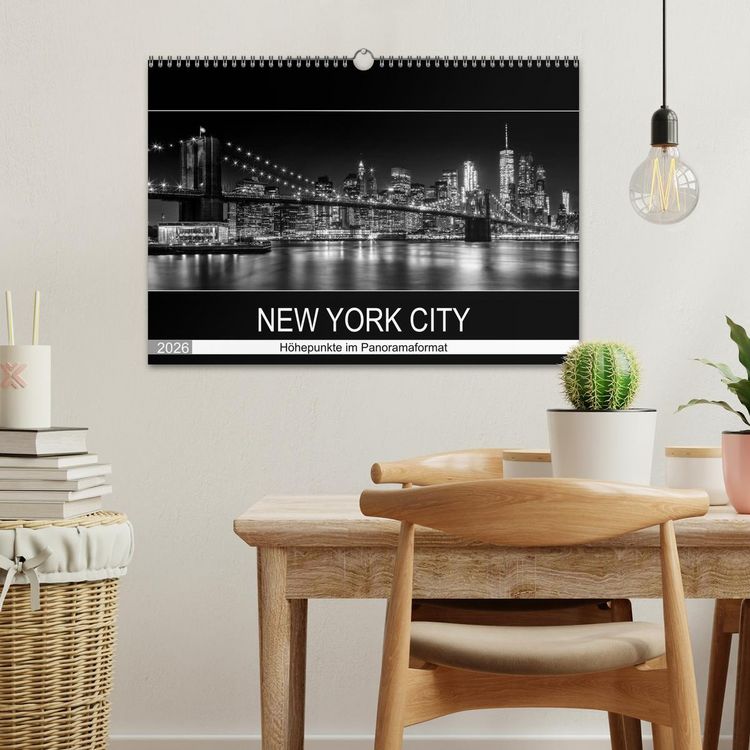 Produktbild: NEW YORK CITY H&ouml;hepunkte im Panoramaformat (Wandkalender 2026 DIN A3 quer), CALVENDO Monatskalender