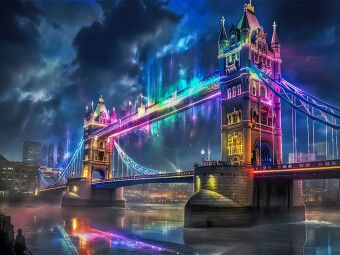 Produktbild: CALVENDO Puzzle Tower Bridge, London | 1000 Teile Lege-Gr&ouml;&szlig;e 64x48cm Foto-Puzzle f&uuml;r gl&uuml;ckliche Stunden