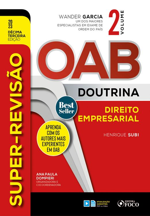 Produktbild: Super-Revis&atilde;o OAB Doutrina - Direito Empresarial