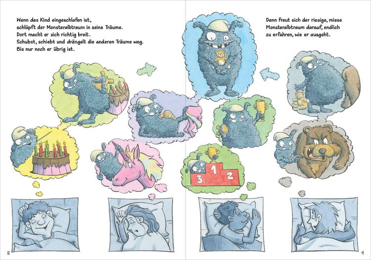 Produktbild: Wie der riesige, miese Monsteralbtraum ein Kind fand, das ihn zu Ende tr&auml;umte.