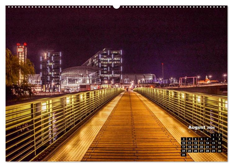 Produktbild: Berlin im Lichterglanz 2026 (Wandkalender 2026 DIN A2 quer), CALVENDO Monatskalender