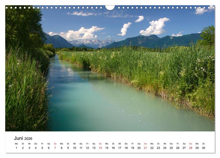 Produktbild: Berge und Seen rund um die Zugspitze (Wandkalender 2026 DIN A3 quer), CALVENDO Monatskalender