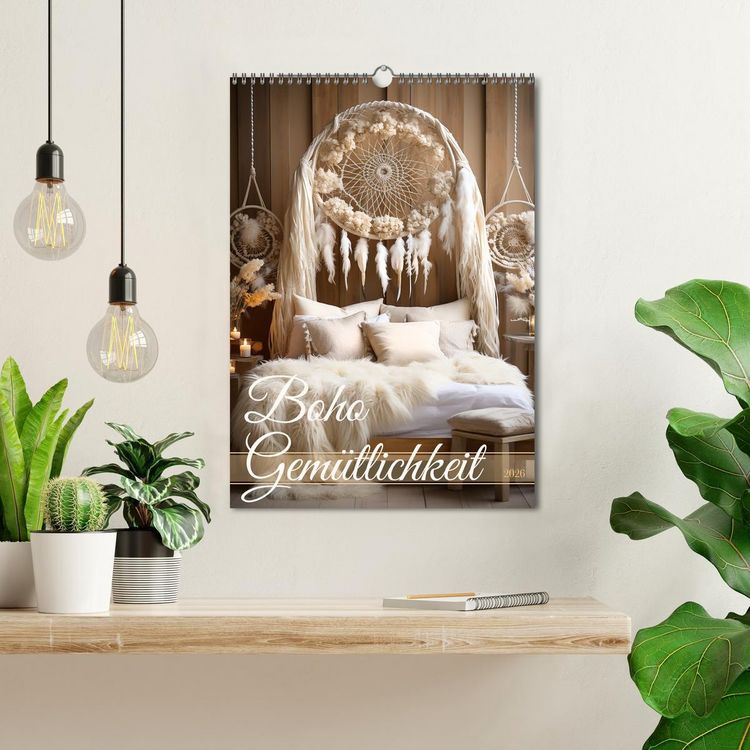 Produktbild: Boho Gem&uuml;tlichkeit (Wandkalender 2026 DIN A3 hoch), CALVENDO Monatskalender