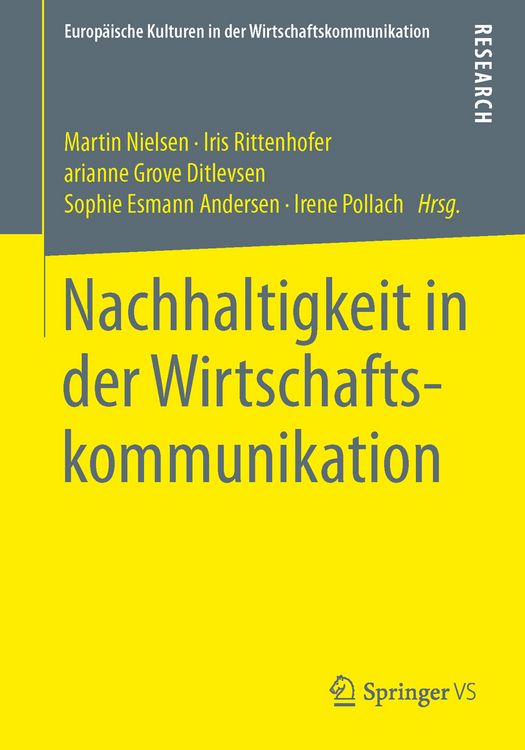 Produktbild: Nachhaltigkeit in der Wirtschaftskommunikation