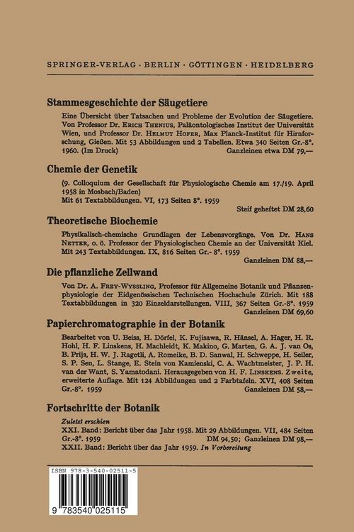 Produktbild: Ergebnisse der Biologie