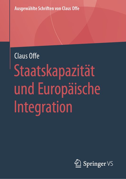 Produktbild: Staatskapazit&auml;t und Europ&auml;ische Integration