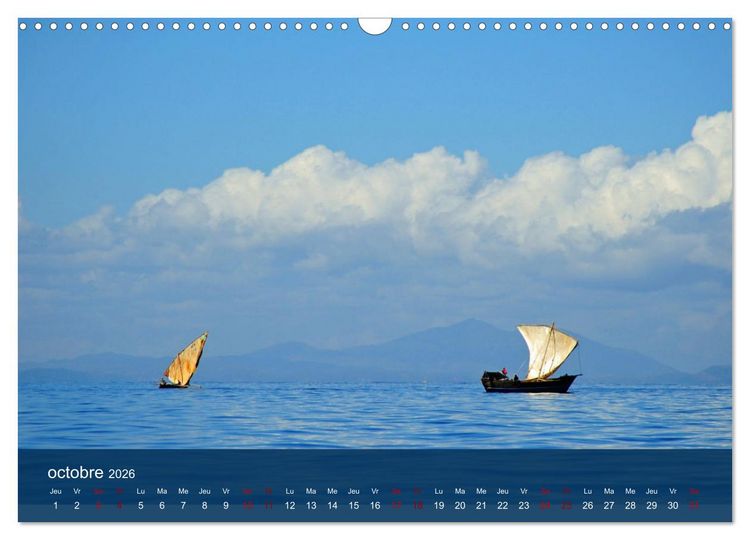 Produktbild: Autour de Nosy Be (Calendrier mural 2026 DIN A3 vertical), CALVENDO calendrier mensuel