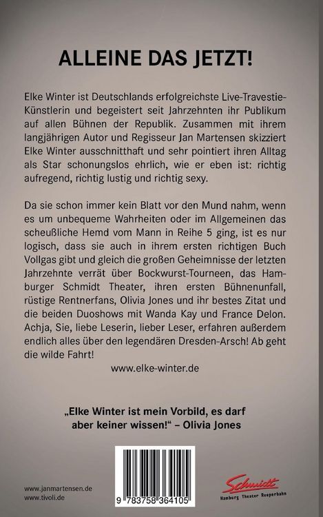Produktbild: Elke Winter: Alleine das jetzt!