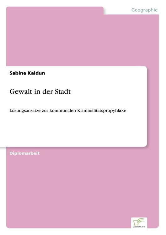Produktbild: Gewalt in der Stadt