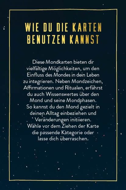 Produktbild: Karten-Box: Mondlicht