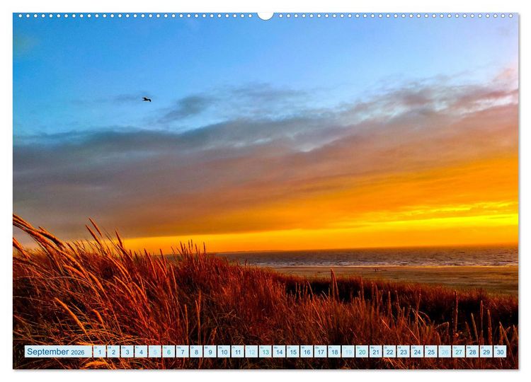 Produktbild: Beach Light Inspiration (Wandkalender 2026 DIN A2 quer), CALVENDO Monatskalender