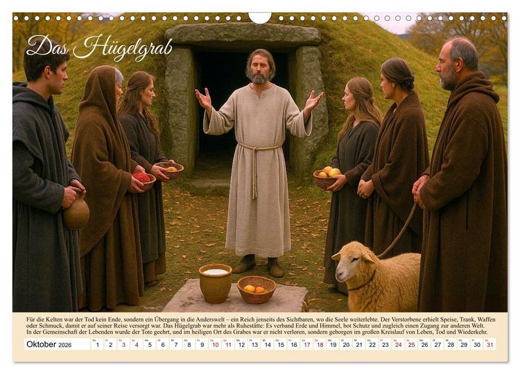 Produktbild: Von Samhain bis Beltane (Wandkalender 2026 DIN A3 quer), CALVENDO Monatskalender