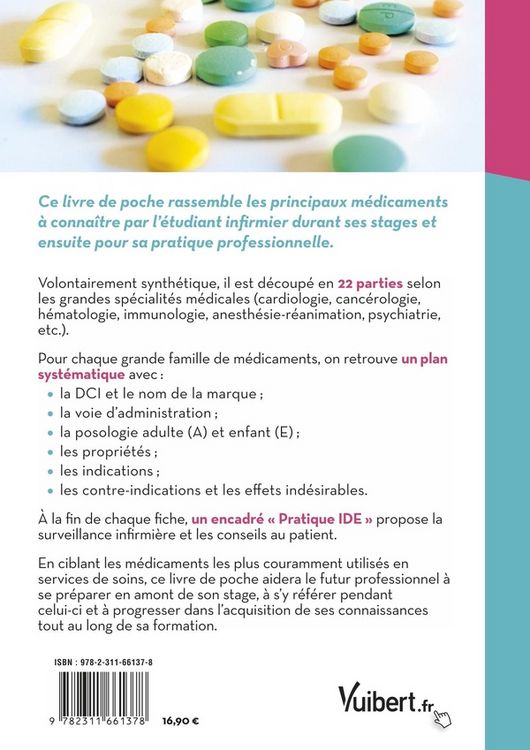 Produktbild: 70 medicaments pour infirmier e