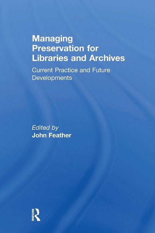 Produktbild: Managing Preservation for Libraries and Archives