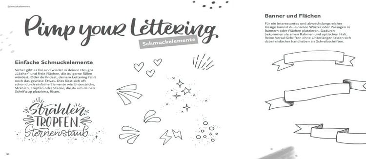 Produktbild: Lettering &ndash; Moderne Kalligrafie