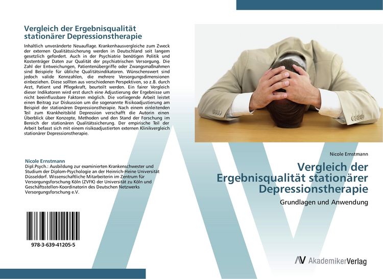 Produktbild: Vergleich der Ergebnisqualit&auml;t station&auml;rer Depressionstherapie