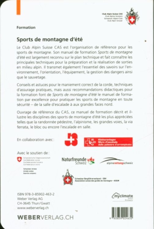 Produktbild: Sports de montagne d&rsquo;&eacute;t&eacute;