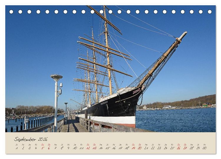 Produktbild: Liebenswertes Travem&uuml;de (Tischkalender 2026 DIN A5 quer), CALVENDO Monatskalender
