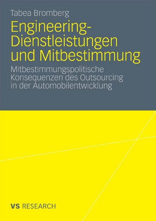 Produktbild: Engineering-Dienstleistungen und Mitbestimmung