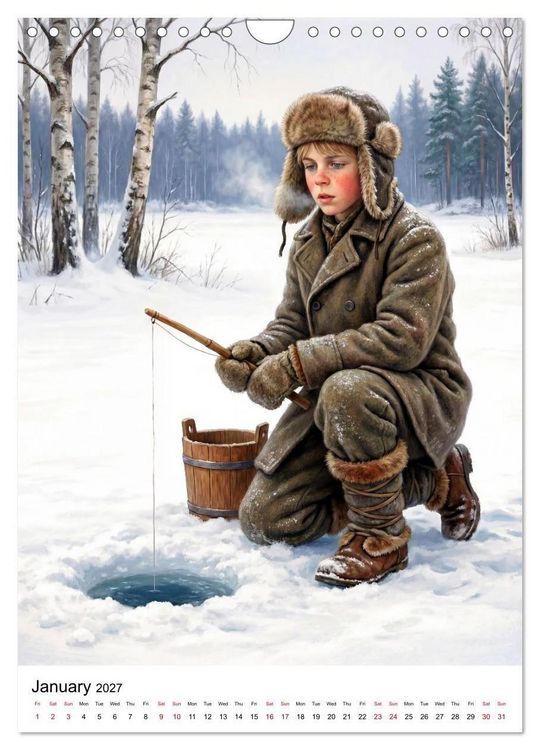 Produktbild: Boys of the World &ndash; At the Turn of the 20th Century (Wall Calendar 2027 DIN A4 portrait), CALVENDO 12 Month Wall Calendar