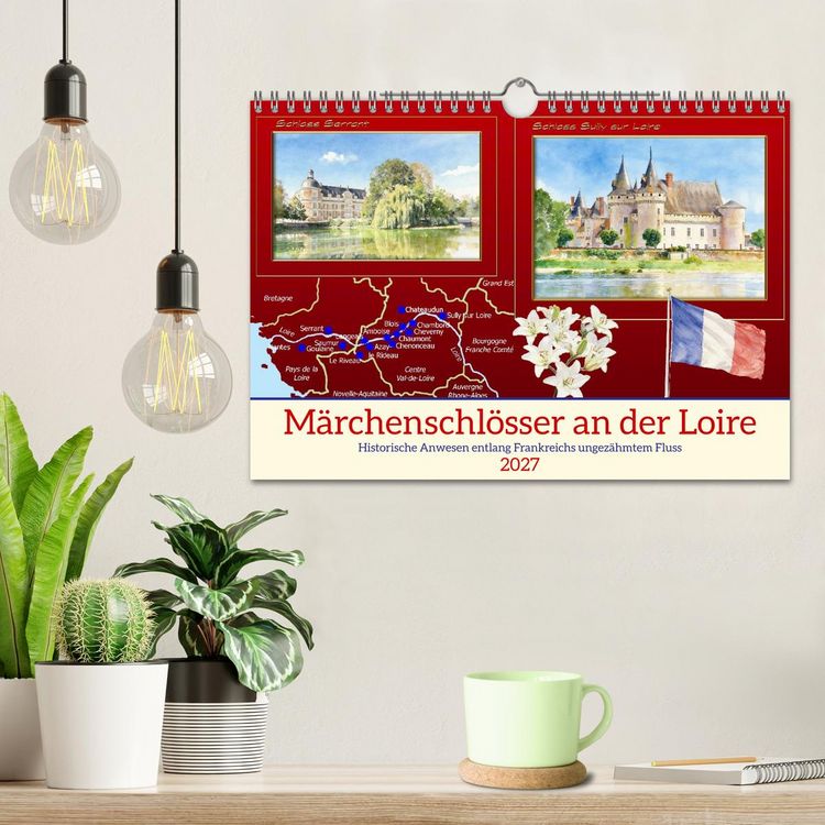 Produktbild: M&auml;rchenschl&ouml;sser an der Loire (Wandkalender 2027 DIN A4 quer), CALVENDO Monatskalender